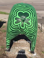 Barking Pig - Back Side - March 2018 - Iris Fragoso Artist